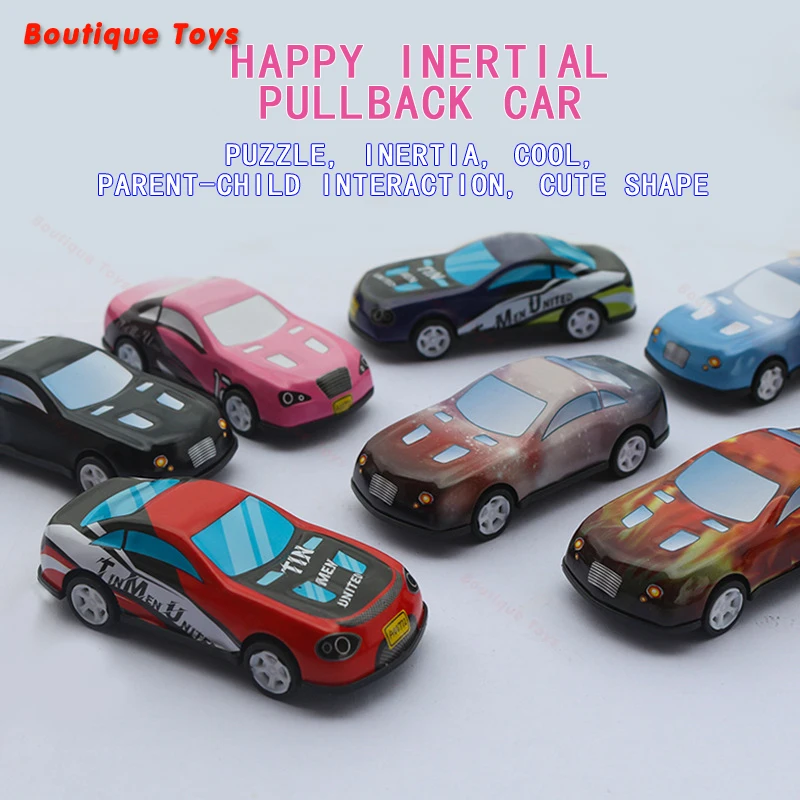 

Hot Selling Fun and Interesting Mini Metal Pullback Car Inertia Car Set Model Children's Toy Car Can Model Car Toys