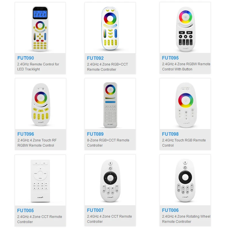 

Беспроводной пульт дистанционного управления MiBOXER, 2,4 г, 4 зоны, 8 зон, RF, RGBWW, RGB, CCT, светодиодная лампочка, Светодиодный точечный светильник ел...