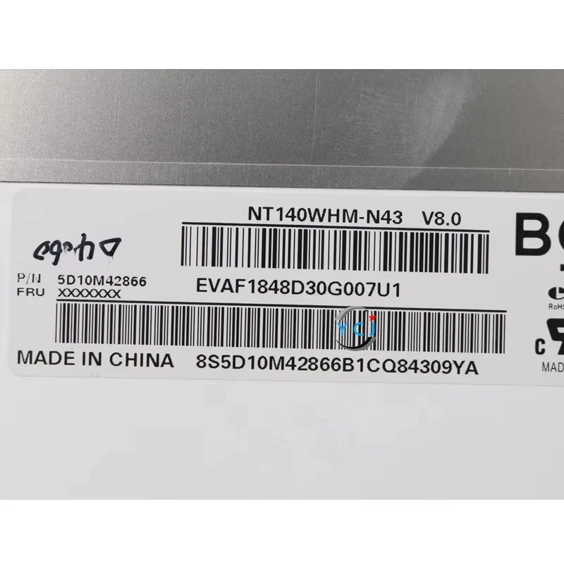 14-дюймовый тонкий Hd 1366*768 Edp 30-контактный ЖК-экран для ноутбука B140XTN07.2 NT140WHM-N43 n140BGA-EA4