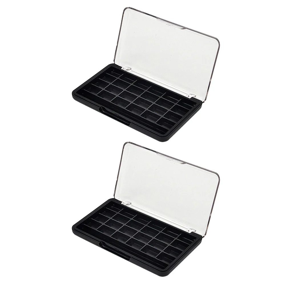 

Empty Eyeshadowcase Lipstick Makeup Containersstorage Box Clear Acrylic Pallets Highlight Graid Container Lip De Paletas