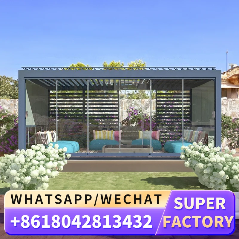 Солнцезащитный тент шириной 7 м * 3 5/3/2.5/2/1 длиной выдвижной моторизованный с