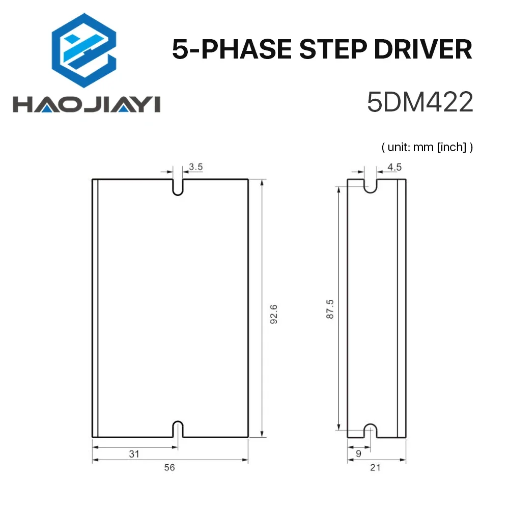 5-фазный Драйвер шагового двигателя 5DM422 напряжение питания 24-36 В постоянного тока
