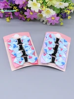 wholesale fashion ribbon hair clips for women silk girls hairpins cute spinki do wlosow barrettes hair accessories d08 3