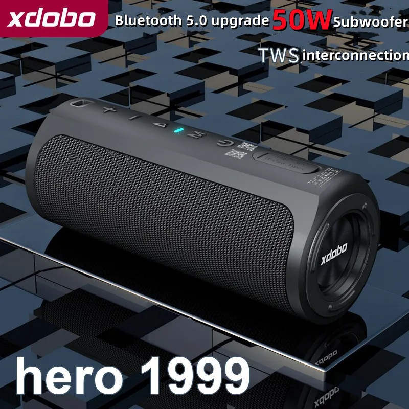 Сабвуфер XDOBO Hero1999 портативный с поддержкой Bluetooth, 6600 мАч, 50 Вт