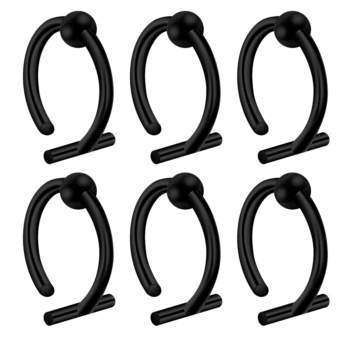 

Pnamarci 1 Pack Punk Fake Nose Ring Stainless Steel Lip Ring C Clip Lip Piercing Nose Ring Hoops Women's Prosthetic Nose Jewelry