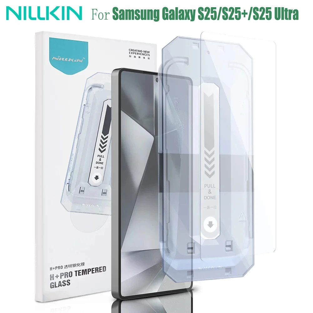 Фото Nillkin для Samsung Galaxy S25 Ultra ультра закаленное стекло Amazing H + PRO противовзрывная 2.5D Защита экрана для Samsung S25 S25+ Plus №1