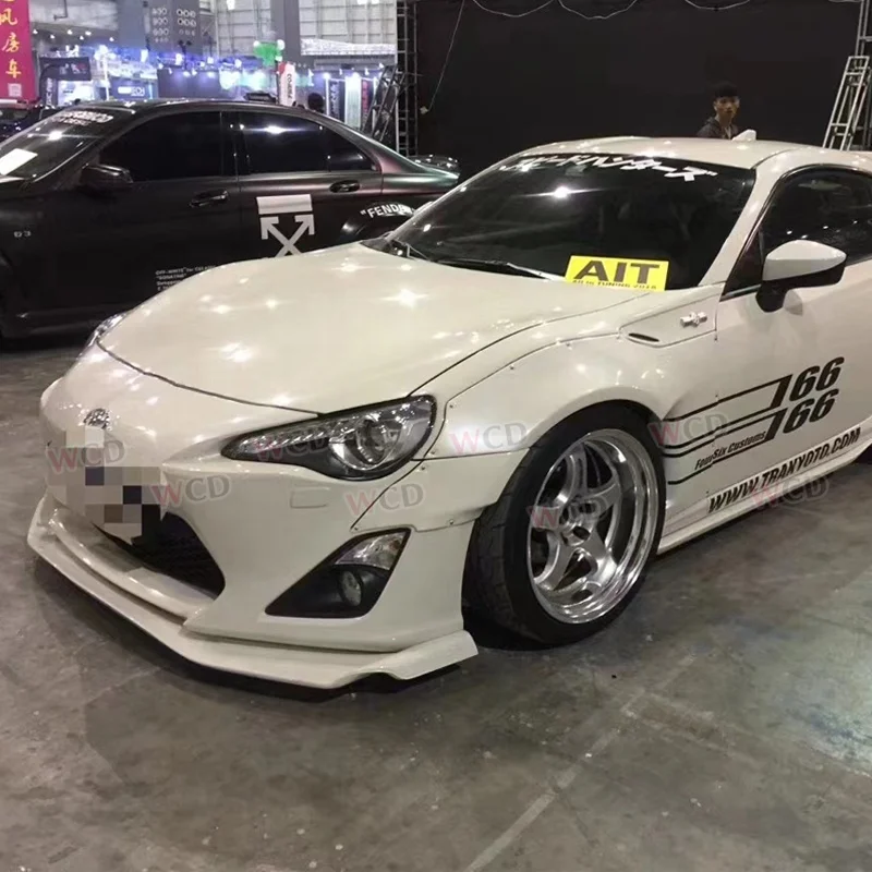 Комплект широкого кузова из стекловолокна в стиле RB1 для Toyota GT86/BRZ 2012-2015 передний