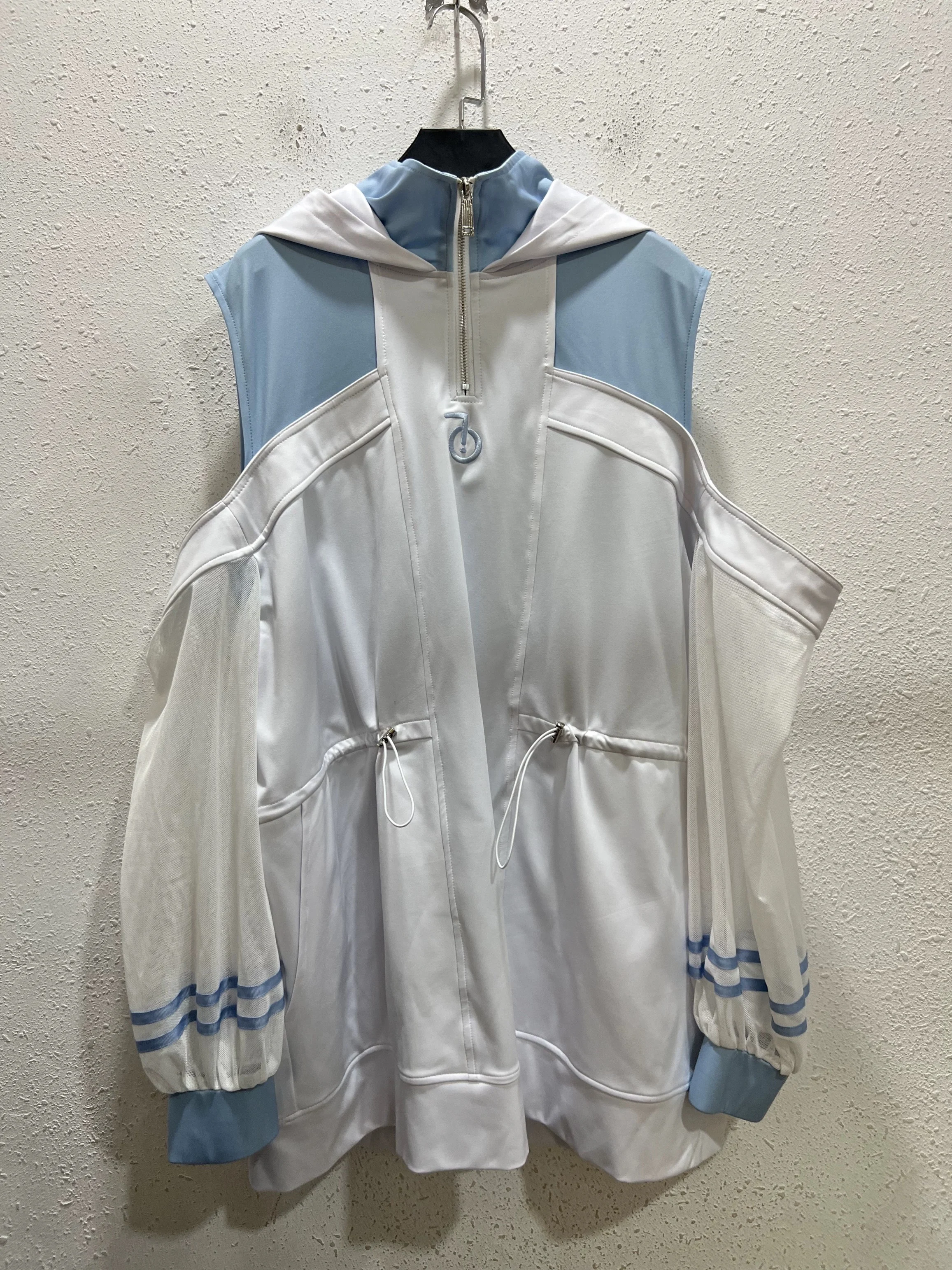 Японский свитшот для женщин с открытыми плечами и капюшоном