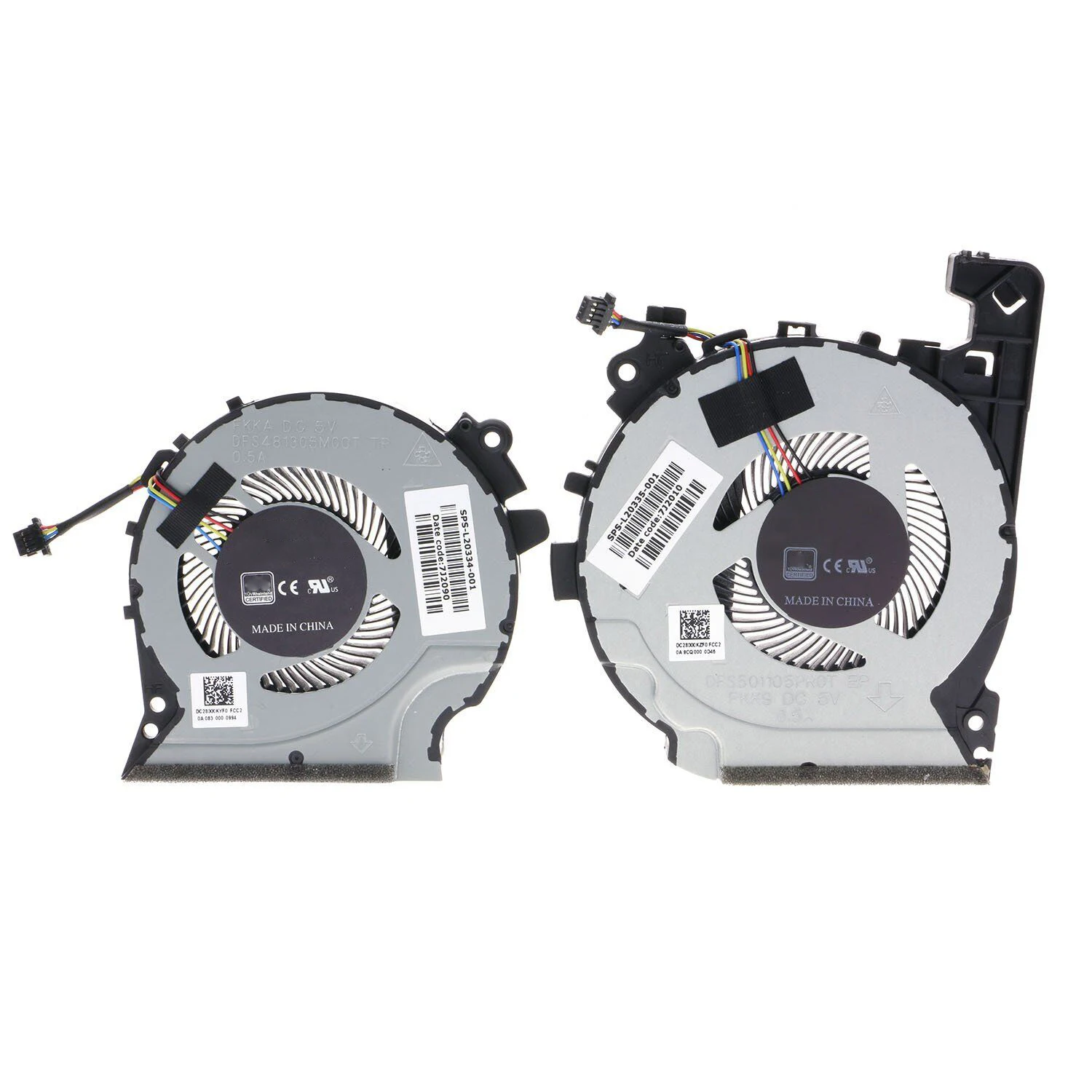 Laptop CPU GPU cooling fan Cooler Notebook PC for HP Pac Gaming 4 Green blade for Pavilion 15-CX 15-cx0060TX TPN-C133 Laptop CPU GPU cooling fan Cooler Notebook PC for HP Pac Gaming 4 Green blade for Pavilion 15-CX 15-cx0060TX TPN-C133