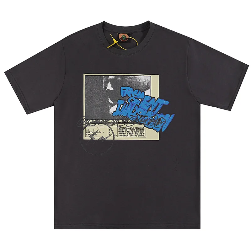 

New Novelty High Men Cactus Jack astroworld Light T Shirts T-Shirt Hip Hop Skateboard Street Cotton T-Shirts Tee Top kenye #A464
