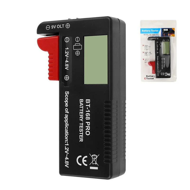 

Портативный тестер мощности сухой батареи с цифровым дисплеем BT-168 PRO тестер напряжения батареи тестер емкости