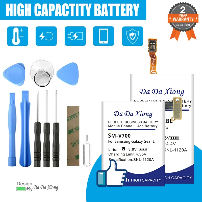 

Новинка, телефон, аккумулятор для Samsung Galaxy Gear S 1 2 4 40 мм 46 мм Pro Watch