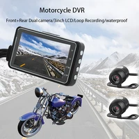 motorcycle dvr full hd motor camera dash cam dual track front rear view video recorder night vision g sensor motorbike black box