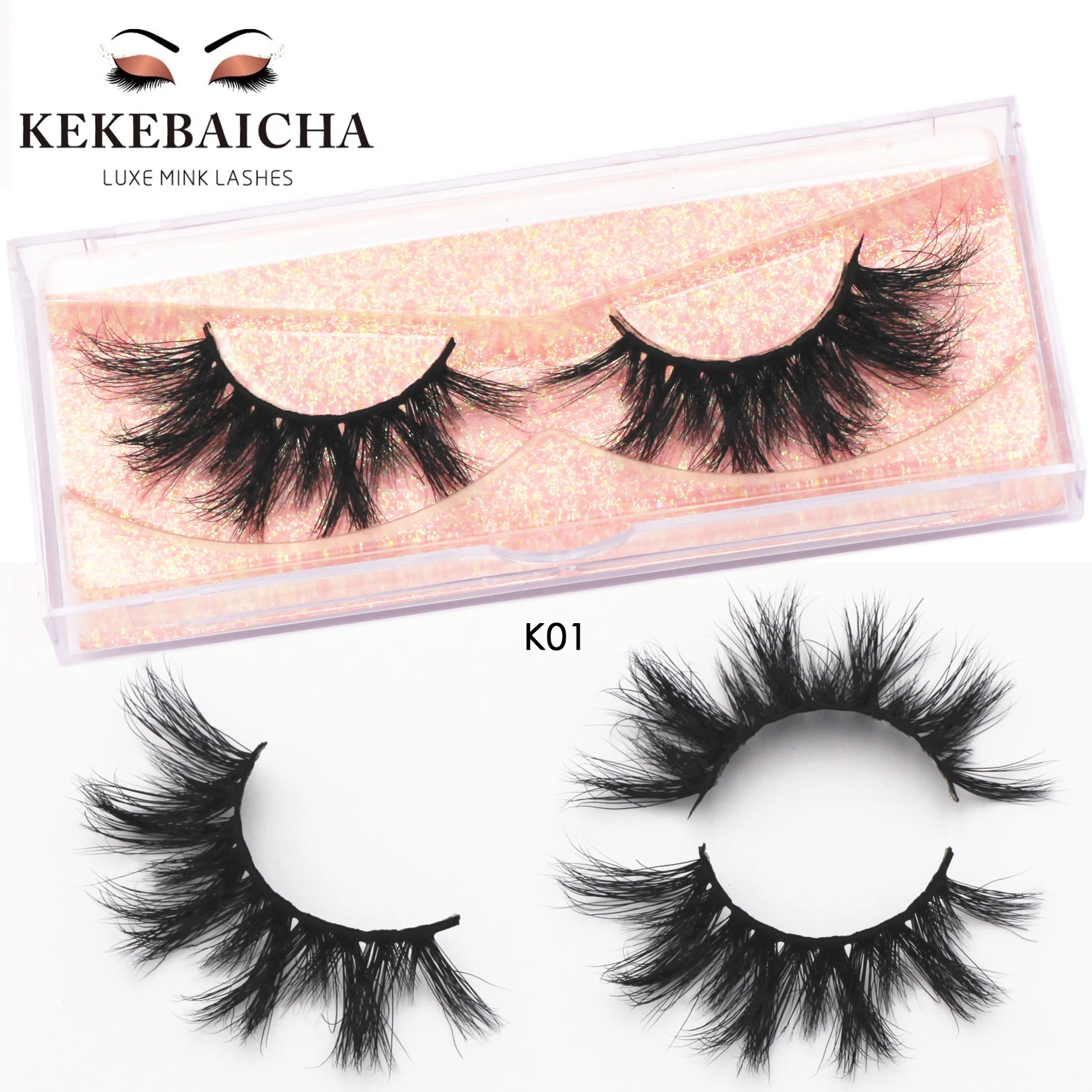 

Crisscross Eyelashes 3D Mink Lashes Faux Cils Dramatic Mink Eyelashes Makeup Lashes Full Volume 5D Mink Lashes Reusable Lashes