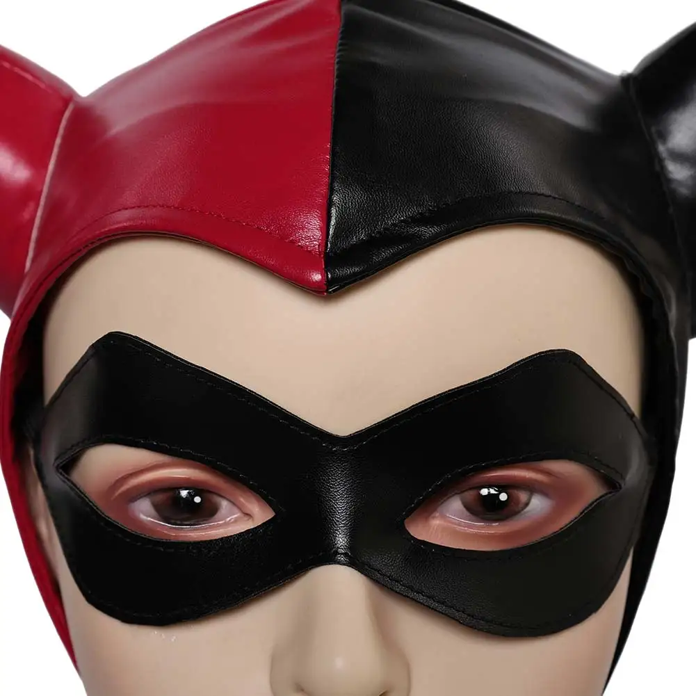 Маска для косплея Quinzel головной убор взрослых женщин шлем Маскарад Хэллоуин