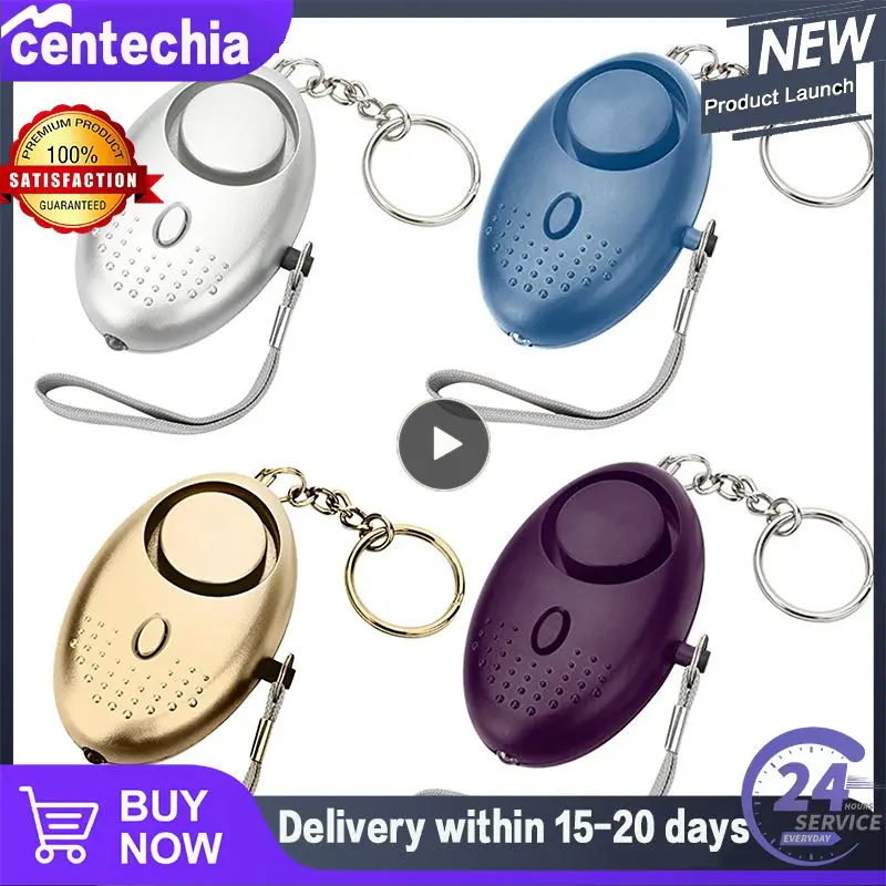 

1~8PCS Self Defense Women Alarm 130dB Egg Shape Girl Security Protect Alert Personal Safety Scream Loud Keychain Emergency Alarm