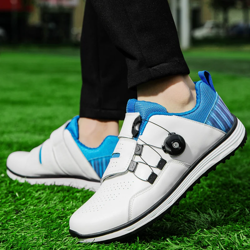 2022 New Golf Sneakers Men Spikeless Golf Shoes Comfortable Urban Casual Golf Shoes Breathable Wear-Resisting Outdoor Trainers