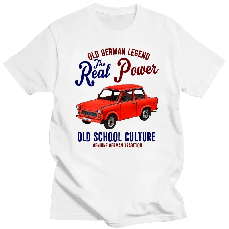 Vintage Trabant 601 T Shirt Ddr East Germany Classic Car T New Cotton T-Shirt Free Mens New Brand Clothing Summer Cotton T Shirt