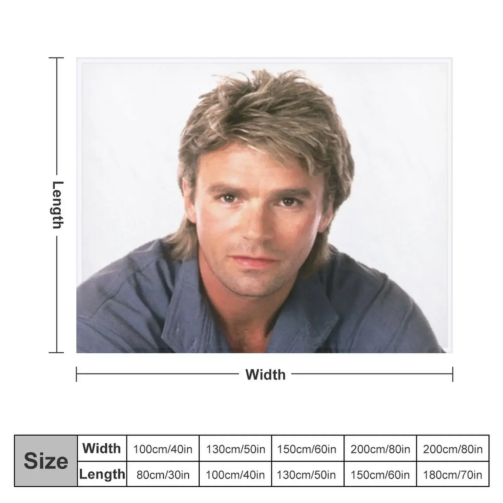 MacGyver у меня есть идея 80s Hero Плед Одеяло симпатичный диван кровать кемпинг кровати