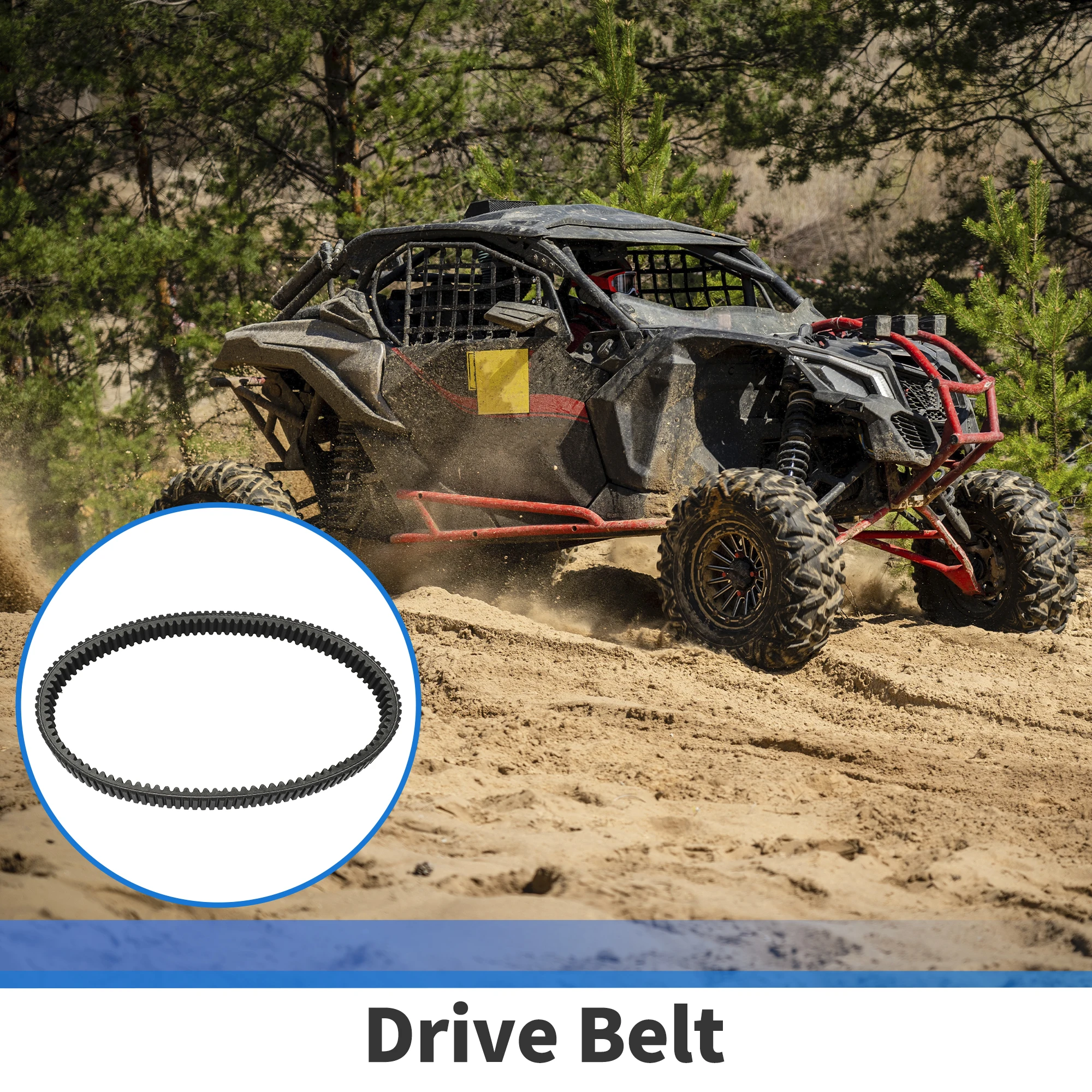 Приводной ремень Motoforti совместимый с V-образным ремнем SkiDoo Expedition Sport V-800 2007-2009