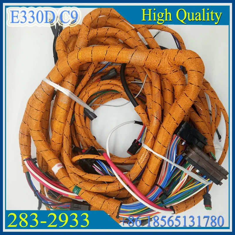 

High Quality Caterpillar 330D 330DL Excavator C9 Chassis External Cabin Wire Harness 283-2933 2832933