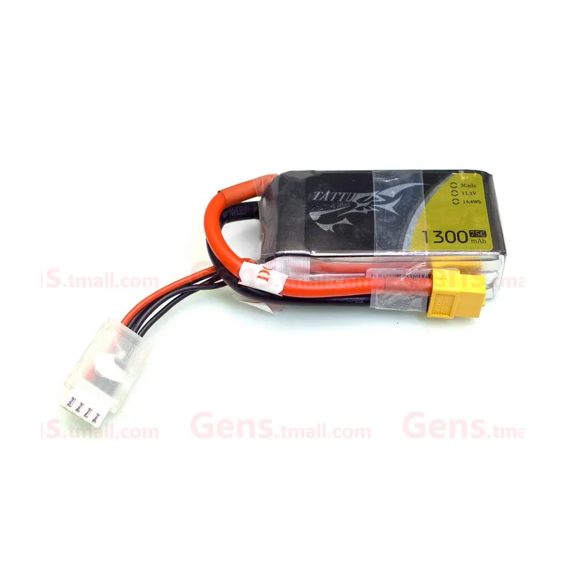 

Tattu 1300mah 11.1v 3s 75c Traverser Fpv Lithium Battery