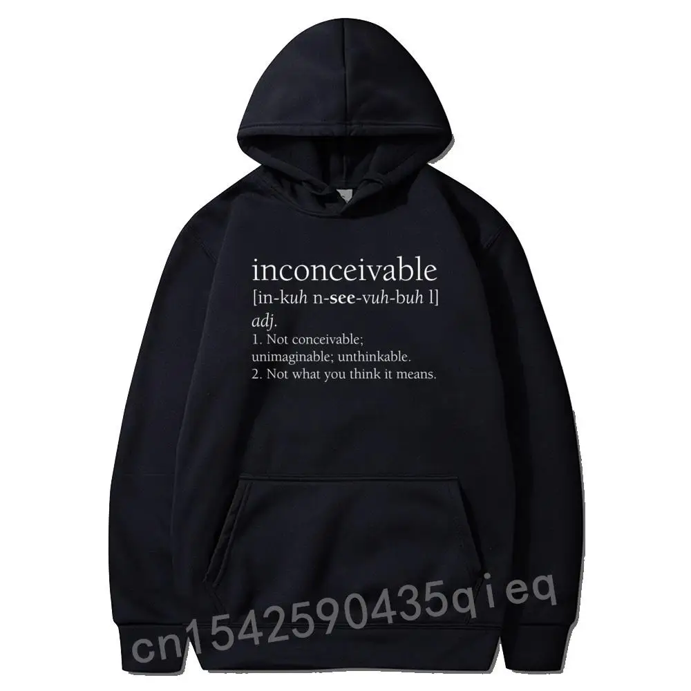 

Inconceivable Definition Shirt Funny Gift Hoodies Summer Brand Hoodie Tight For Men Harajuku Long Sleeve Sweatshirts