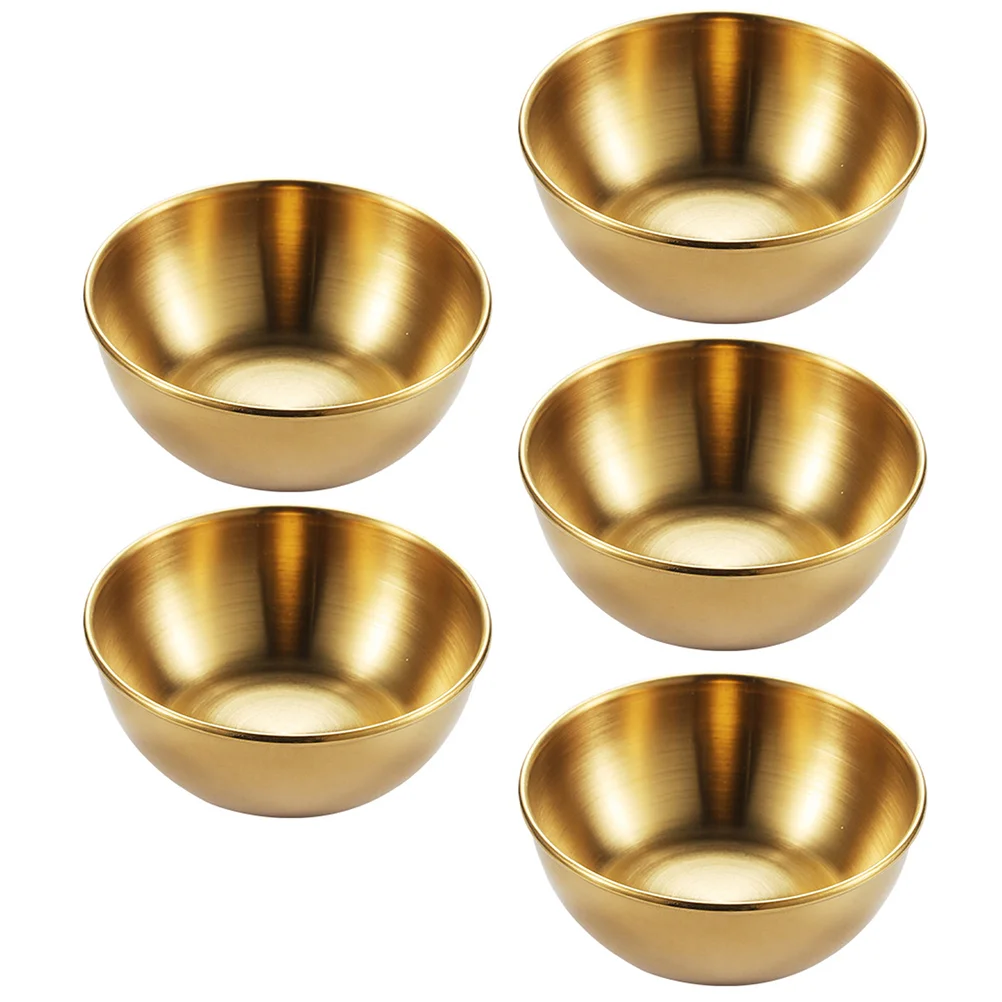

5 Pcs Appetizer Sauce Bowls Snack Tray Kids Appetizer Dish Mini Dipping Plates Seasoning Seasoning Dish Mold Sushi Plate