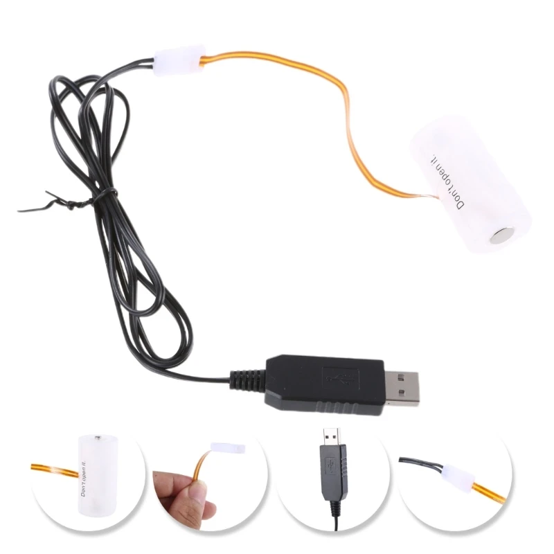 5V2A USB до 6V LR14 C сменные аккумуляторы 4 шт. 1 5V аккумулятор для игрушечных газовых