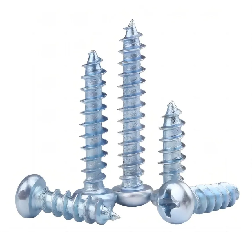 Винты с круглой головкой M3.5 M4 твердым синим цинковым покрытием высокопрочные