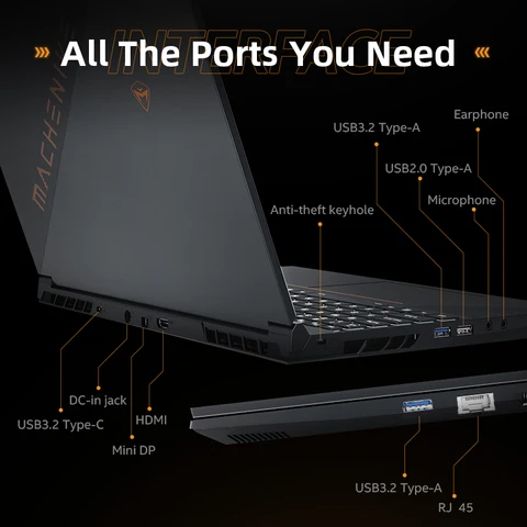Игровой ноутбук MACHENIKE S15, 15.6", 16/512ГБ, i5-12450H, Windows