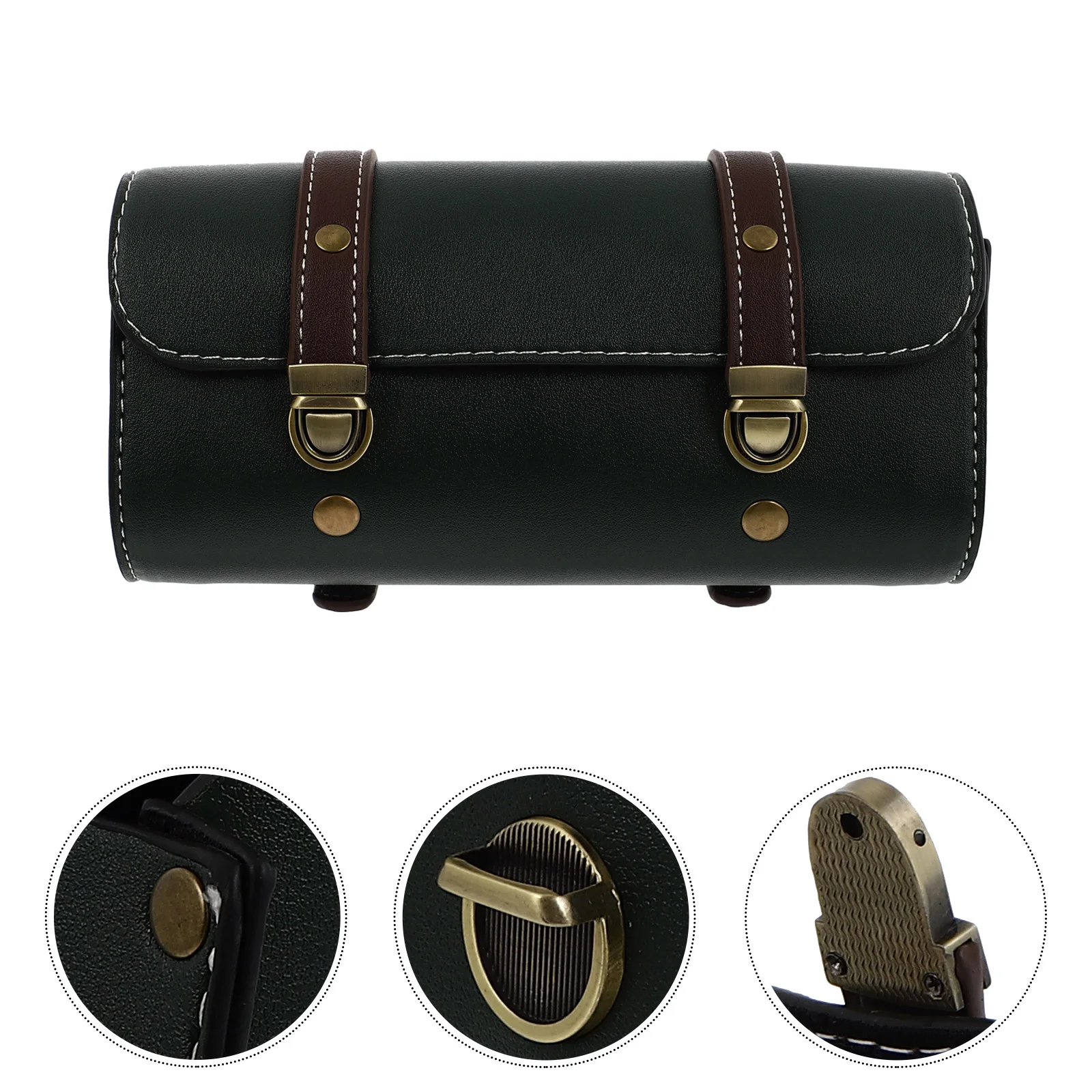 

Accessories Bike Bag Phone Holder Motorcycle Bikes Pu Retro Motorbike Handlebar