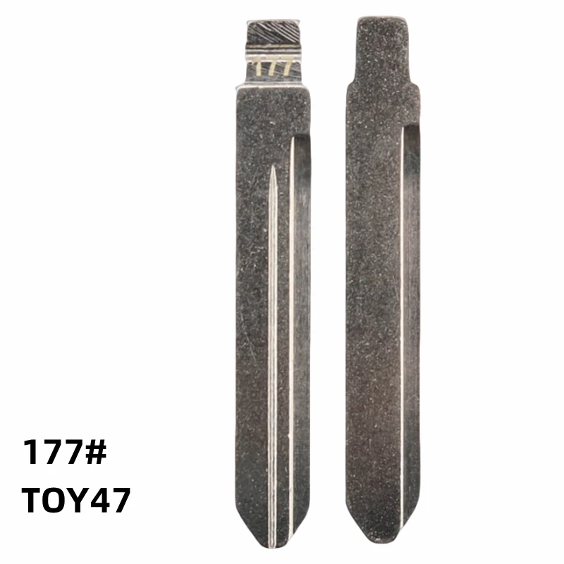 

OEM 5 шт. 177 # TOY47 металлический пустой необрезанный лезвие дистанционного ключа для Toyota Keydiy KD Xhorse VVDI JMD