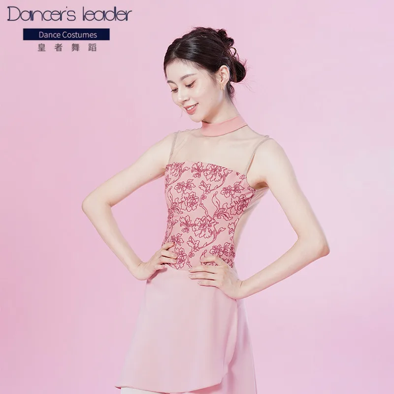 Купальник-стойка для взрослых с принтом балета танцев