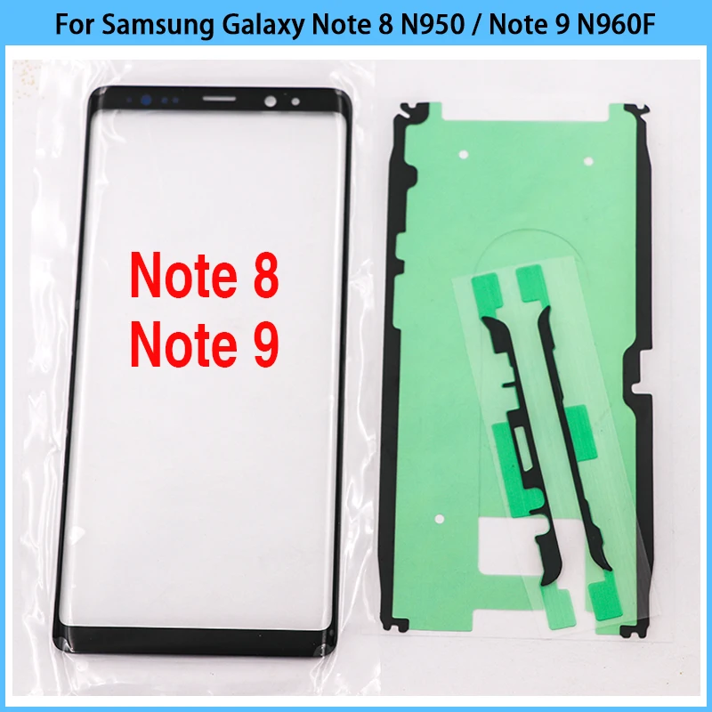

For Samsung Galaxy Note 8 N950F Note 9 N960F Touch Screen LCD Display Front Outer Glass Lens Touchscreen Glass Cover Adhesive