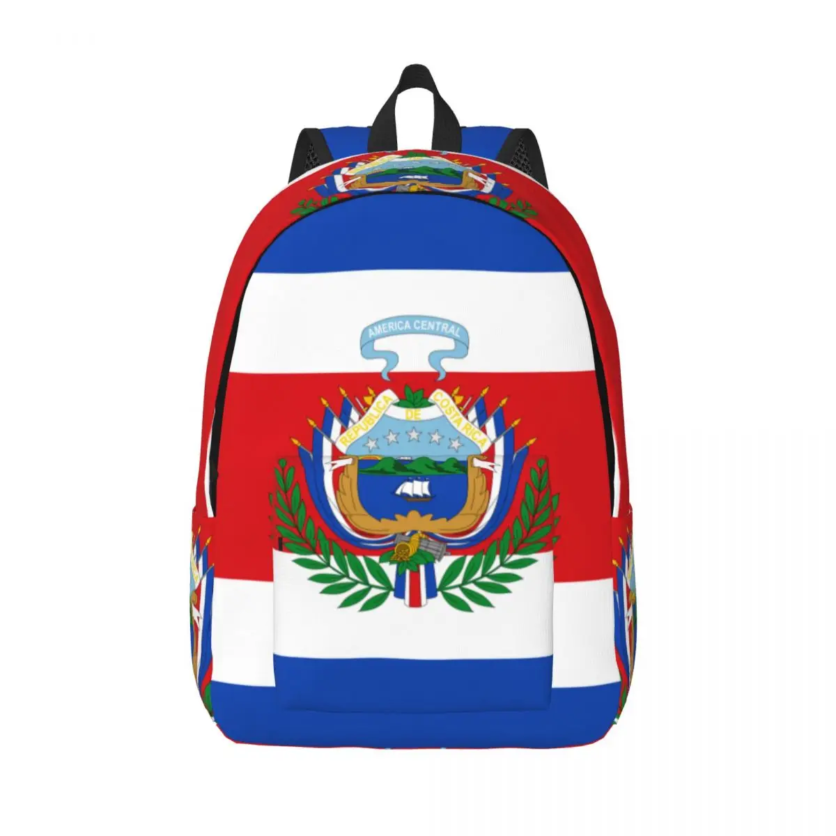 

Flag Of Costa Rica Backpack Unisex Travel Bag Schoolbag Bookbag Mochila