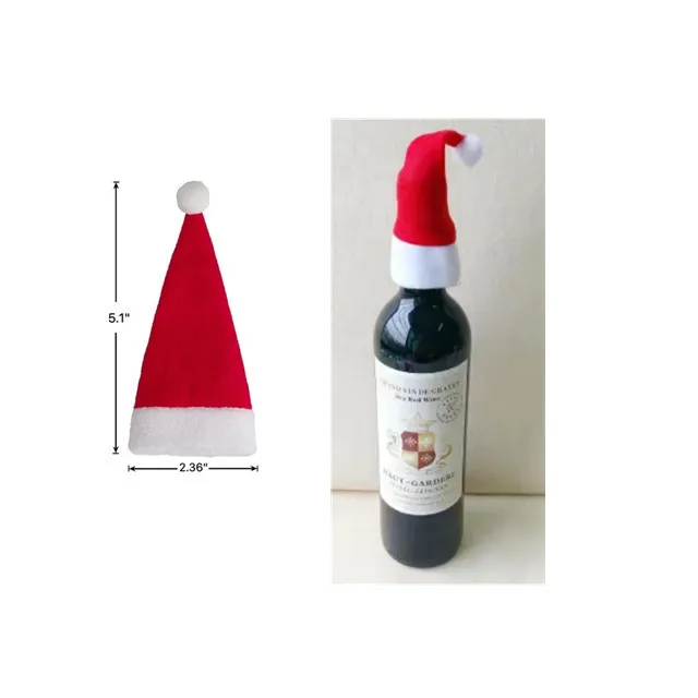 

Рождественский чехол для бутылки вина