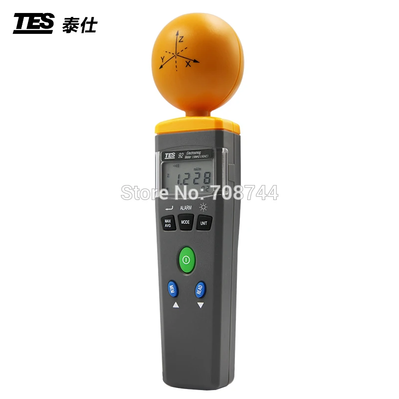 

Новый оригинальный, Сделано в Тайване, Φ EMF метр, триосевой регистратор данных, детектор электромагнитного излучения TES92