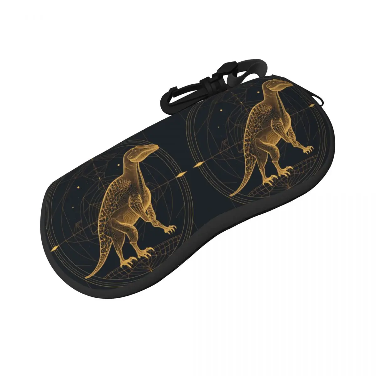 

Dinosaur Horizontal Glasses Case Astro Geometry Minimalist Art Convenient Pocket Sunglasses Pouch Women Zipped Eyewear Accessory