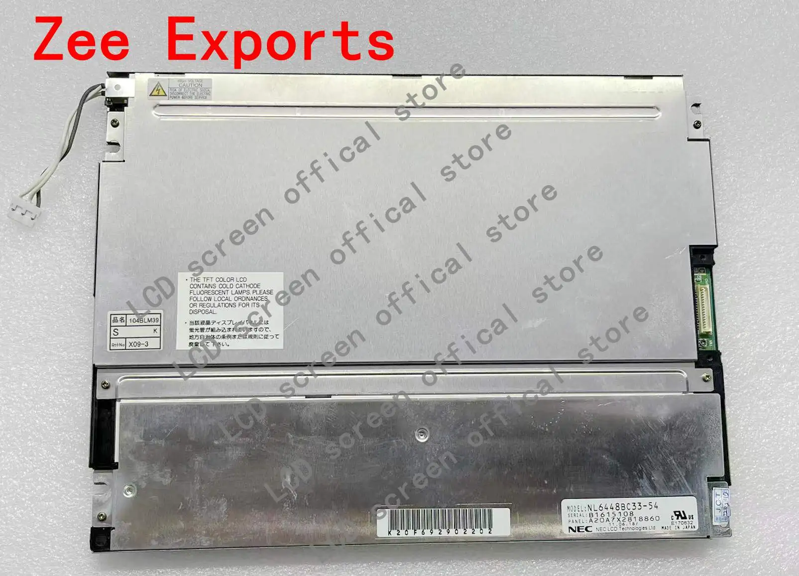 10.4 Inch LCD NL6448BC33-54 NL6448BC33 54 640*480 CCFL TFT Original LCD Display For Industrial Equipment