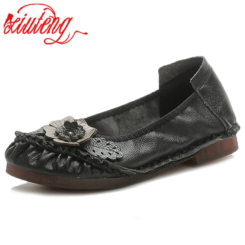 

Xt Ballet Flats Cow Leather Summer Shoes For Women Women's Shoes Womens Casual Shoes Flat Comfortable Fashionable On Every Day