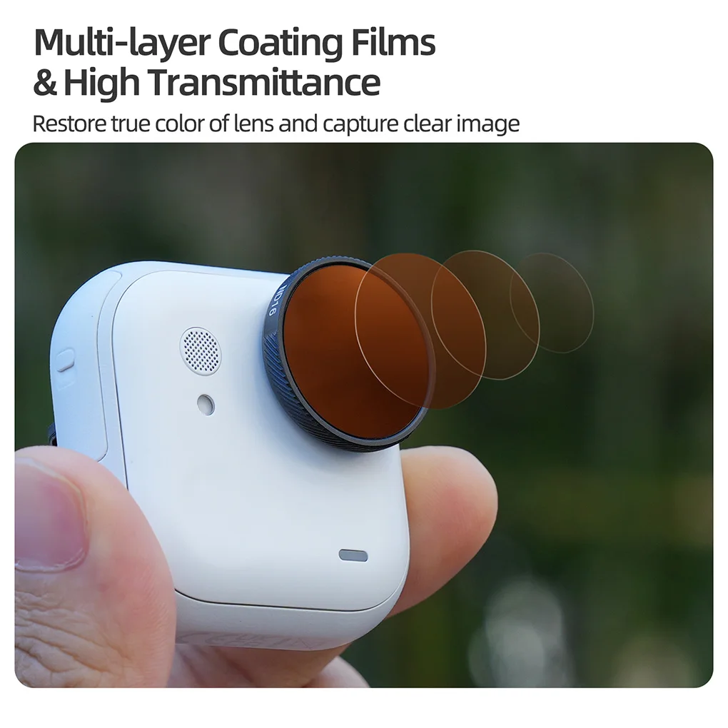 Фото Набор фильтров для объектива для Insta360 GO Ultra MCUV UV CPL 1/4 Черный туман NDPL Пленочные фильтры для объектива для Insta360 GO Ultra Аксессуары для камеры №2
