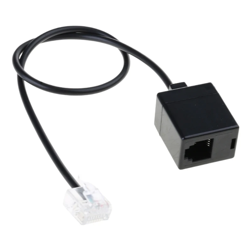 Кабель-адаптер RJ45 папа на RJ11 мама