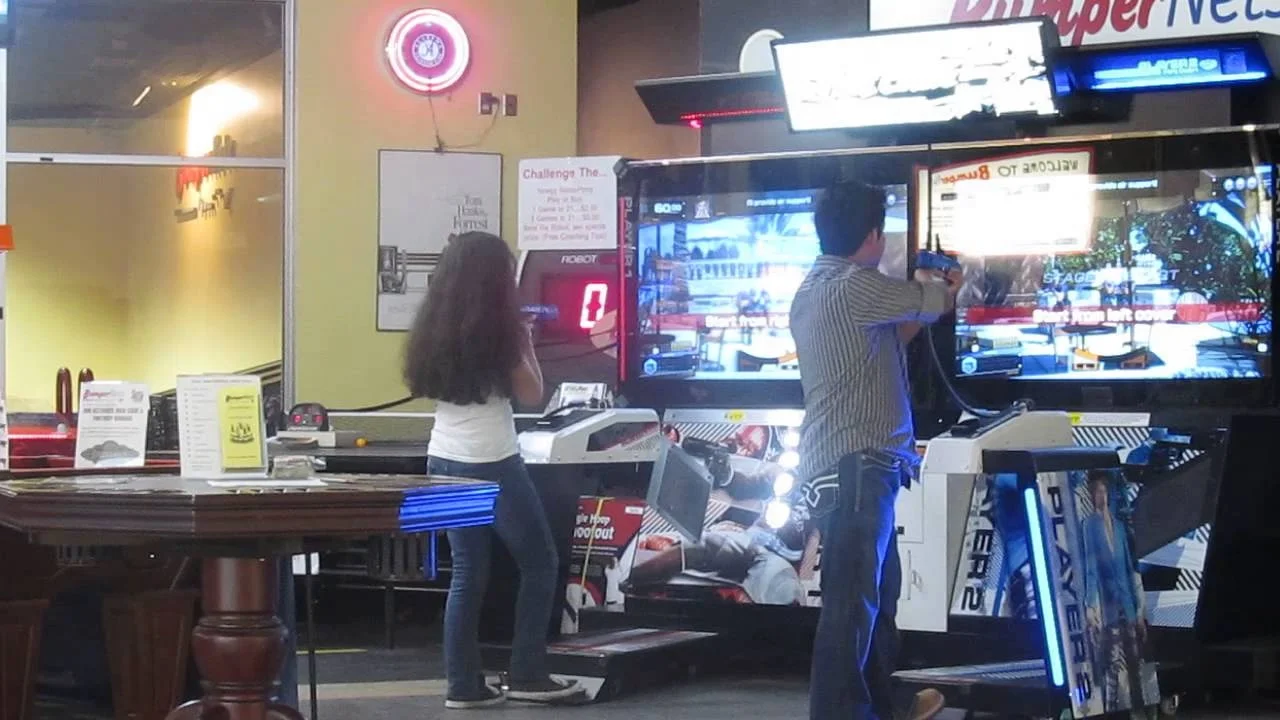 Игровой автомат для стрельбы с монетоприемником аркадный таймер кризис 5