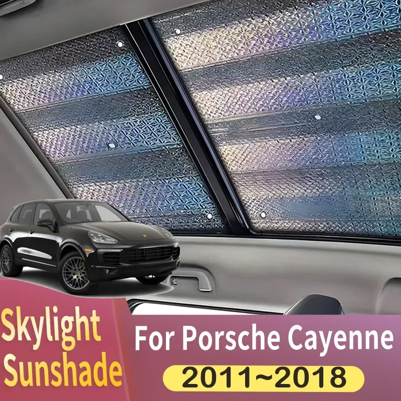 Солнцезащитный козырек на крыше подходит для Porsche Cayenne 92A 2011 ~ 2018 2015 2017 E2