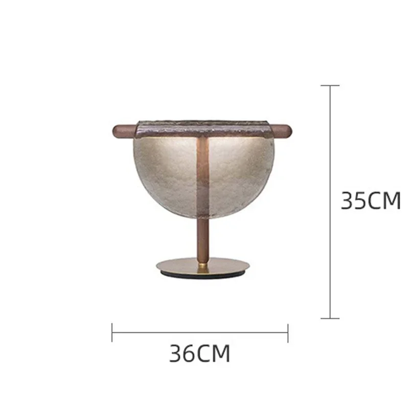 Оригинальность в неокитайском стиле стеклянная настольная лампа американский