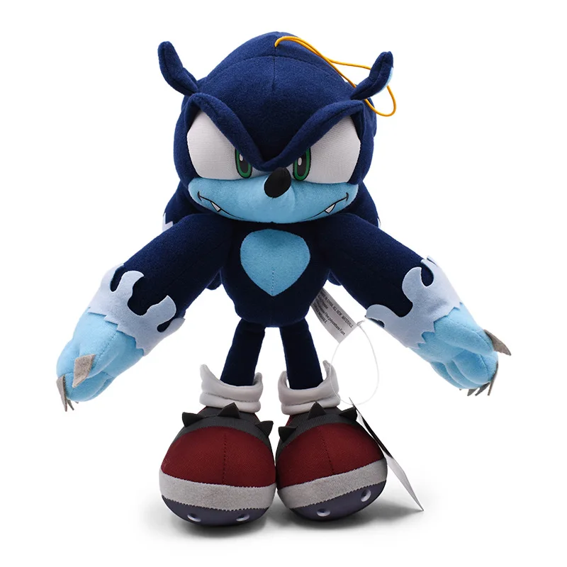 

30cm Animation Sonics Dark Blue Supersonic Mouse Plush Doll Sapphire Blue Mouse Tarsnack Hedgehog Toy Children's Gift Plush