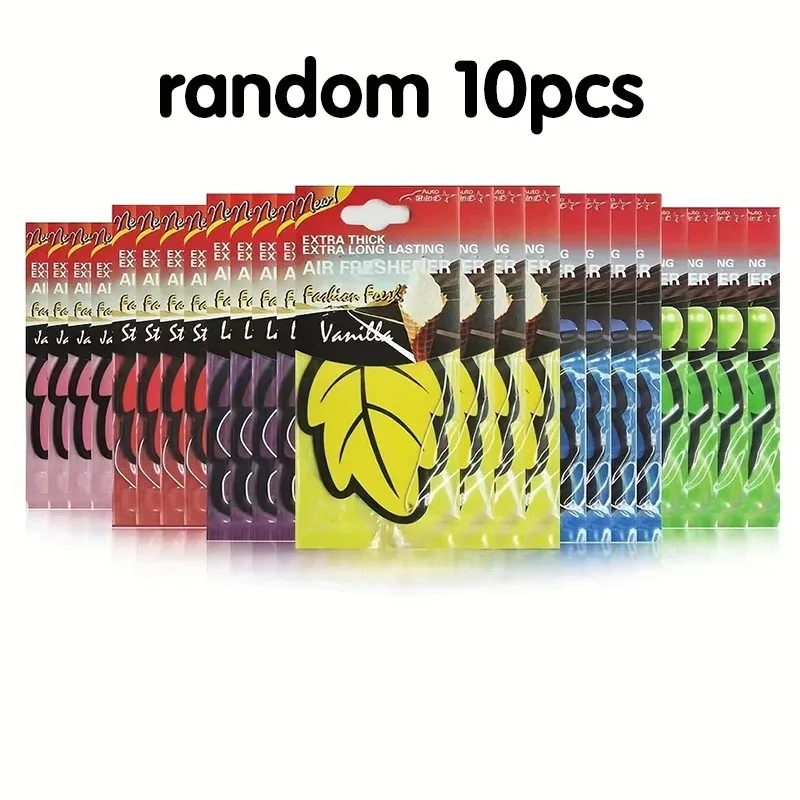 

1-10 Шт. Ароматизатор Для Салона Автомобиля Из Натуральной Ароматической Бумаги, Ванильный Парфюм, В Форме Листа