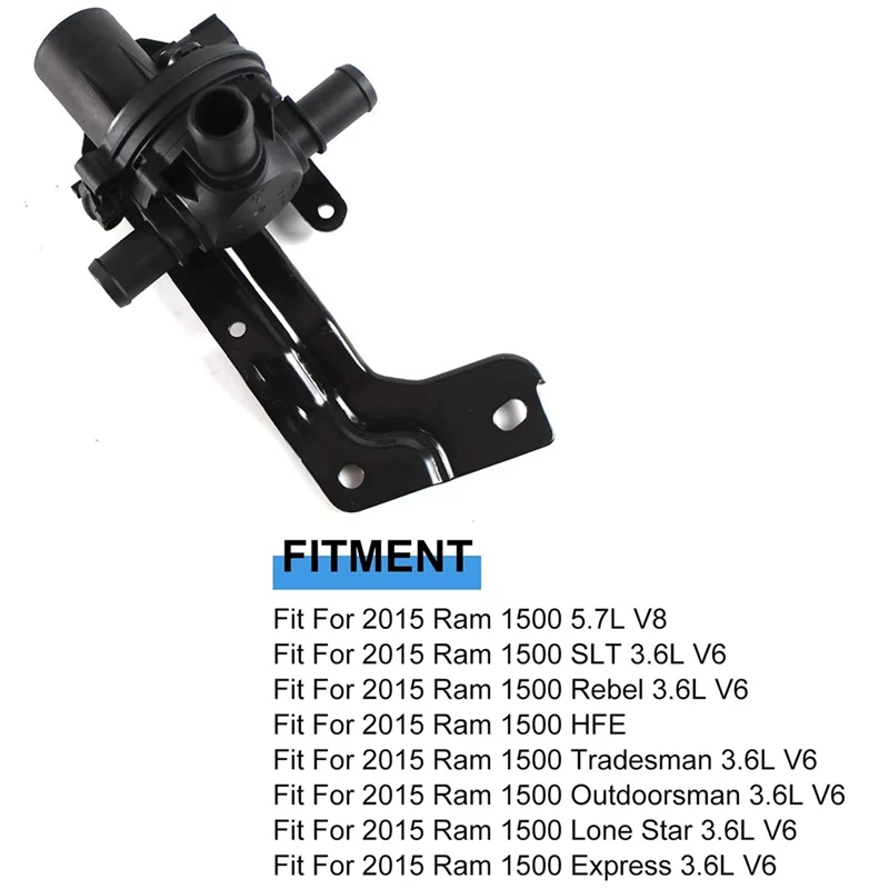 

3Way Heater Control Coolant Valve Coolant Valve For Dodge Ram 1500 2500 3500 3.6L 2013-2018 52014892AC 52014892AB