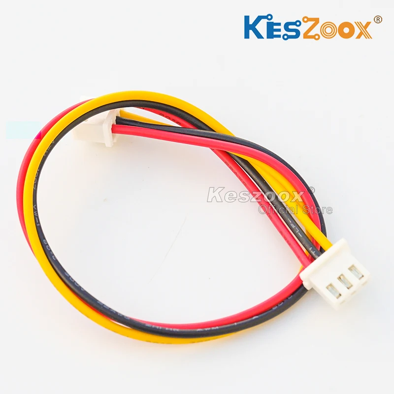 

Keszoox JST XHP-3 XH 2.54mm 3Pin Female Housing With Length of 10-100cm 22AWG Wire【Support Customized】